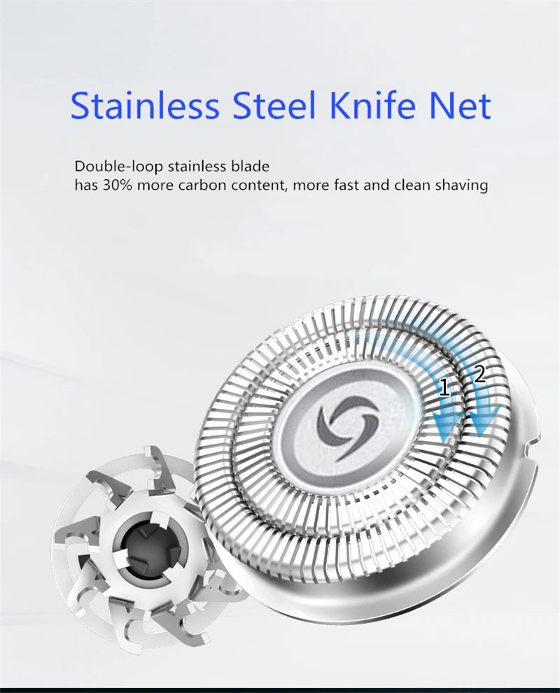 ZOZEN New Electric Razor Electric Shaver Body Hair Clipper Shaving Machine for Men Women Cutting Hair Beard Trimmer Waterproof