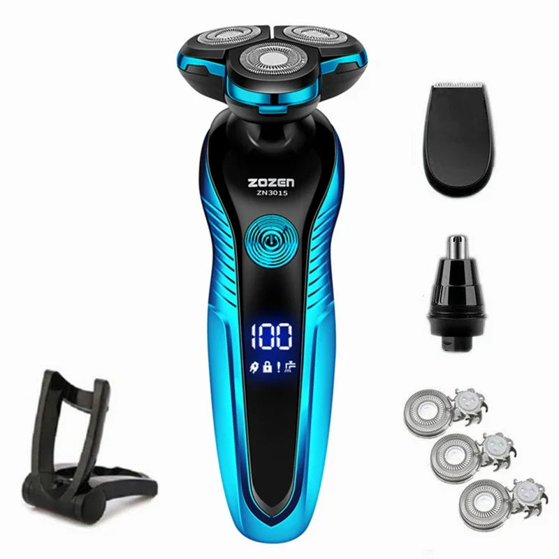 ZOZEN New Electric Razor Electric Shaver Body Hair Clipper Shaving Machine for Men Women Cutting Hair Beard Trimmer Waterproof