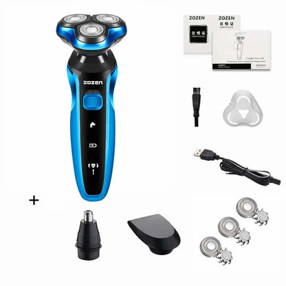 ZOZEN New Electric Razor Electric Shaver Body Hair Clipper Shaving Machine for Men Women Cutting Hair Beard Trimmer Waterproof